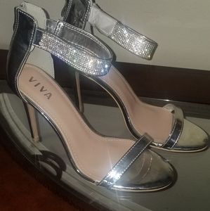 Size 41 silver heels